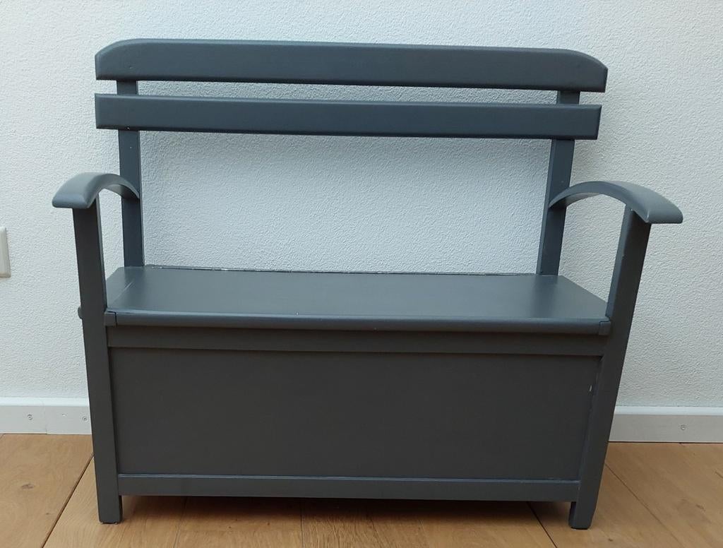 Kinder bankje met opbergruimte., Kinderen en Baby's, Kinderkamer | Tafels en Stoelen, Ophalen, Zo goed als nieuw