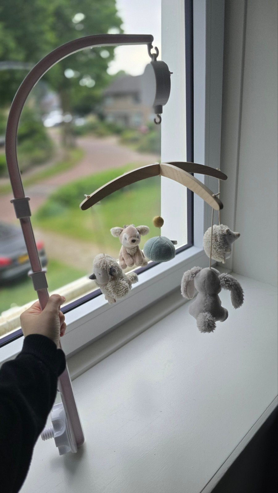 Muziek Mobiel met Dierenhangers voor Babybedje of box, Kinderen en Baby's, Ophalen, Mobiel