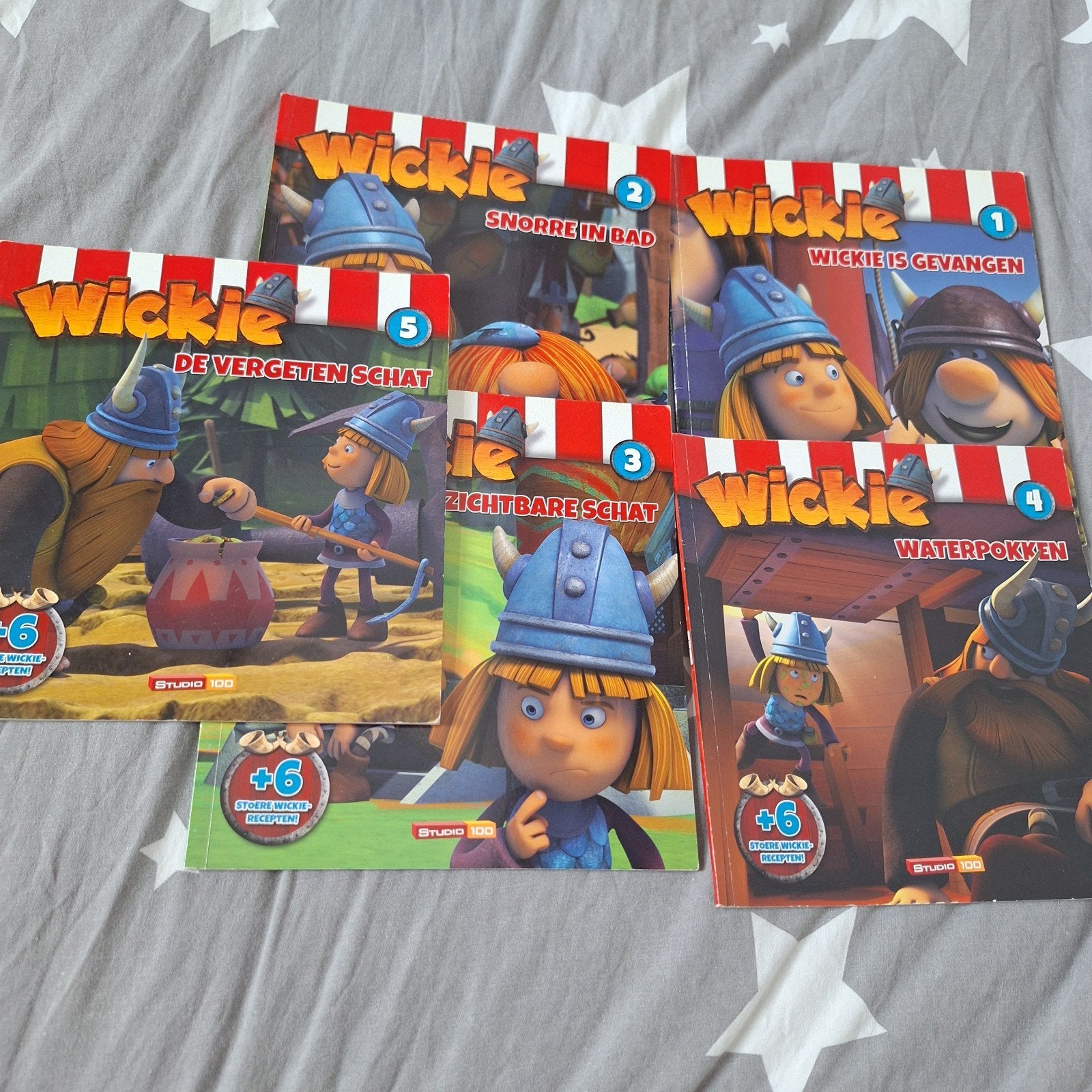Wickie de Viking boeken - complete set (5 stuks), Ophalen