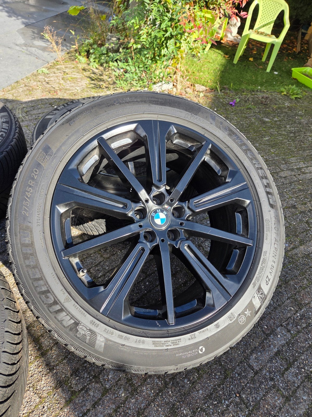 Originele BMW X5 G05 X6 G06 748M 20 inch winterset Michelin, Gebruikt, 275 mm, Banden en Velgen, Terreinwagen