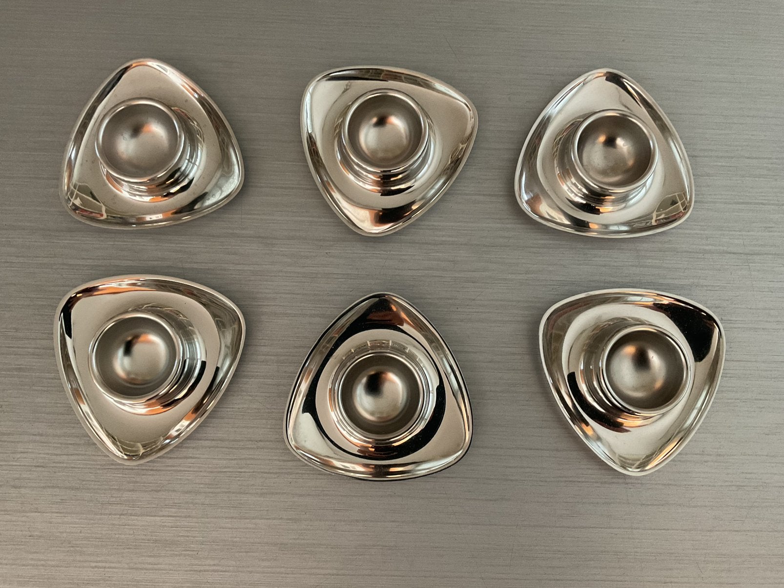 6x Alfra Alessi eierdopjes ; €10 per stuk; samen €50, Ophalen of Verzenden