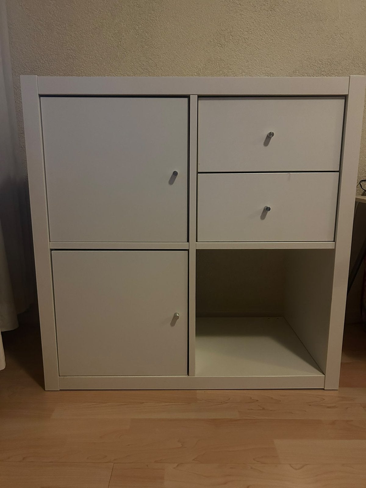 IKEA KALLAX kast 4x4 wit, Ophalen, Gebruikt, 50 tot 100 cm, Minder dan 100 cm