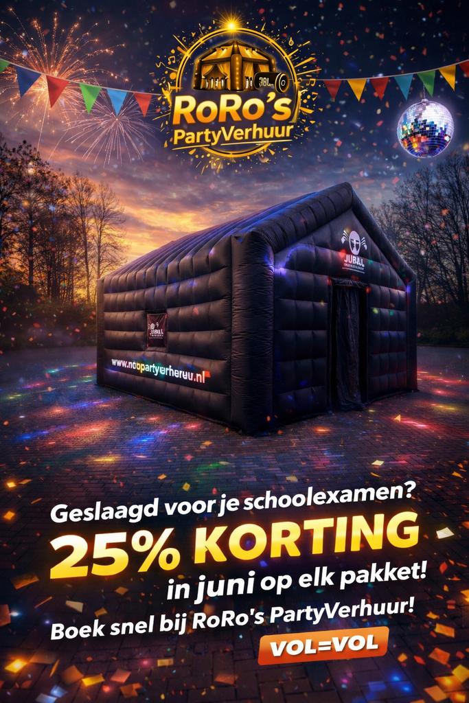 Goedkoopste Disco/partytent, Ophalen of Verzenden, Gebruikt, Feestartikel, Overige