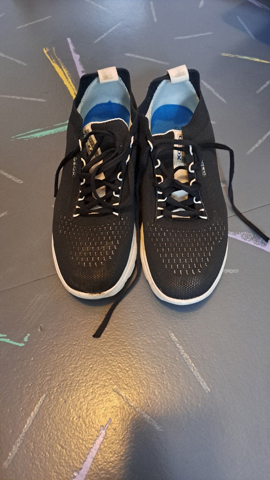 Geox Sneakers Zwart - Comfortabele en Ademende Schoenen, Geox, Zwart, Ophalen of Verzenden, Sneakers of Gympen