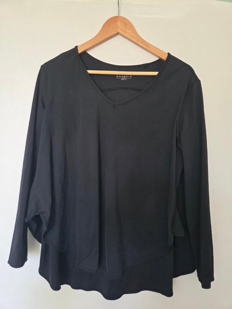 Longsleeve Danskin (M), Maat 38/40 (M), Zwart, Danskin, Ophalen of Verzenden