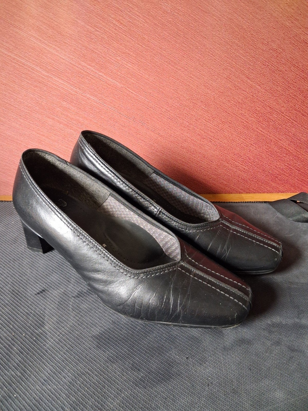 Zwarte Jenny by Ara pumps - maat 36 - hakhoogte 5 cm, Zwart, Ophalen of Verzenden, Gedragen, Pumps