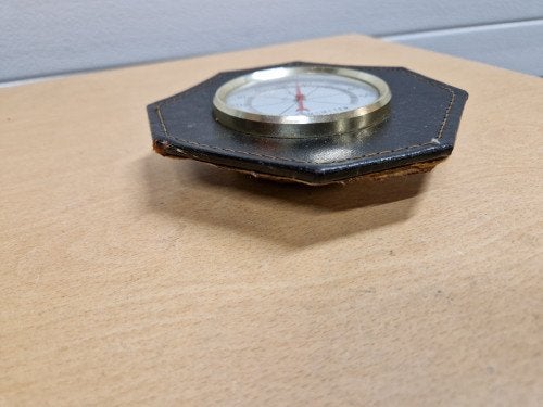 thermometer in leer vintage, Ophalen of Verzenden, 'T Olde Gre-j, Info@toldegrej.nl, Endepoelstraat 20f Didam