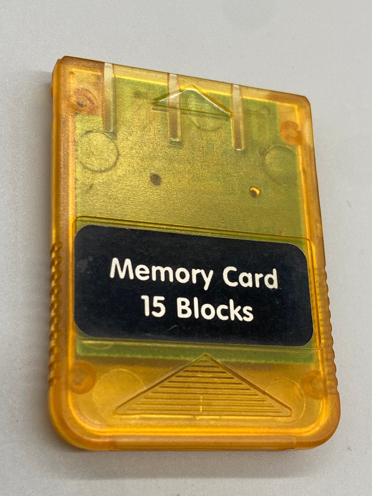 Transparante Geel Oranje Memory Card 15 Blocks PlayStation 2, 1 speler, Ophalen of Verzenden, Www.sony.com, Info@sony.com