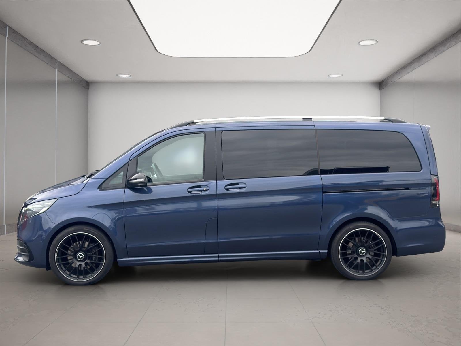 Mercedes-Benz V-Klasse V 250d L2 DC AMG Avantgarde | incl. B, Auto's, Automaat, Achterwielaandrijving, Gebruikt, Blauw