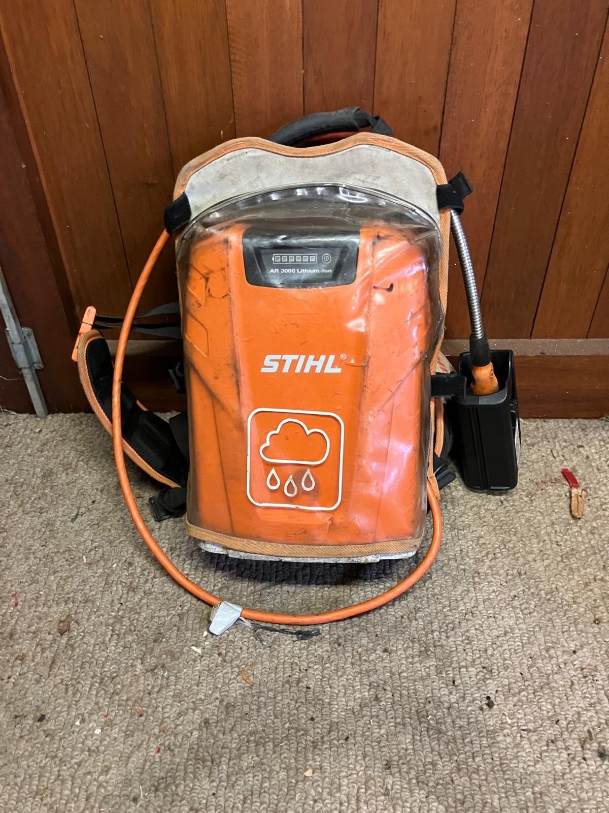 Te koop stihl ar 3000 rug accu, Ophalen of Verzenden, Onkruidbestrijding