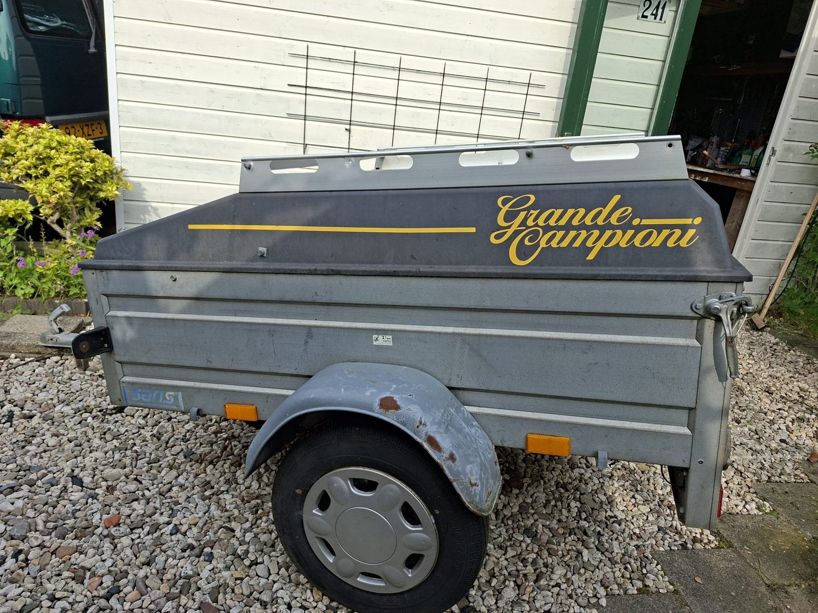 Aanhanger merk Saris, Auto diversen, Aanhangers en Bagagewagens, Ophalen, Gebruikt
