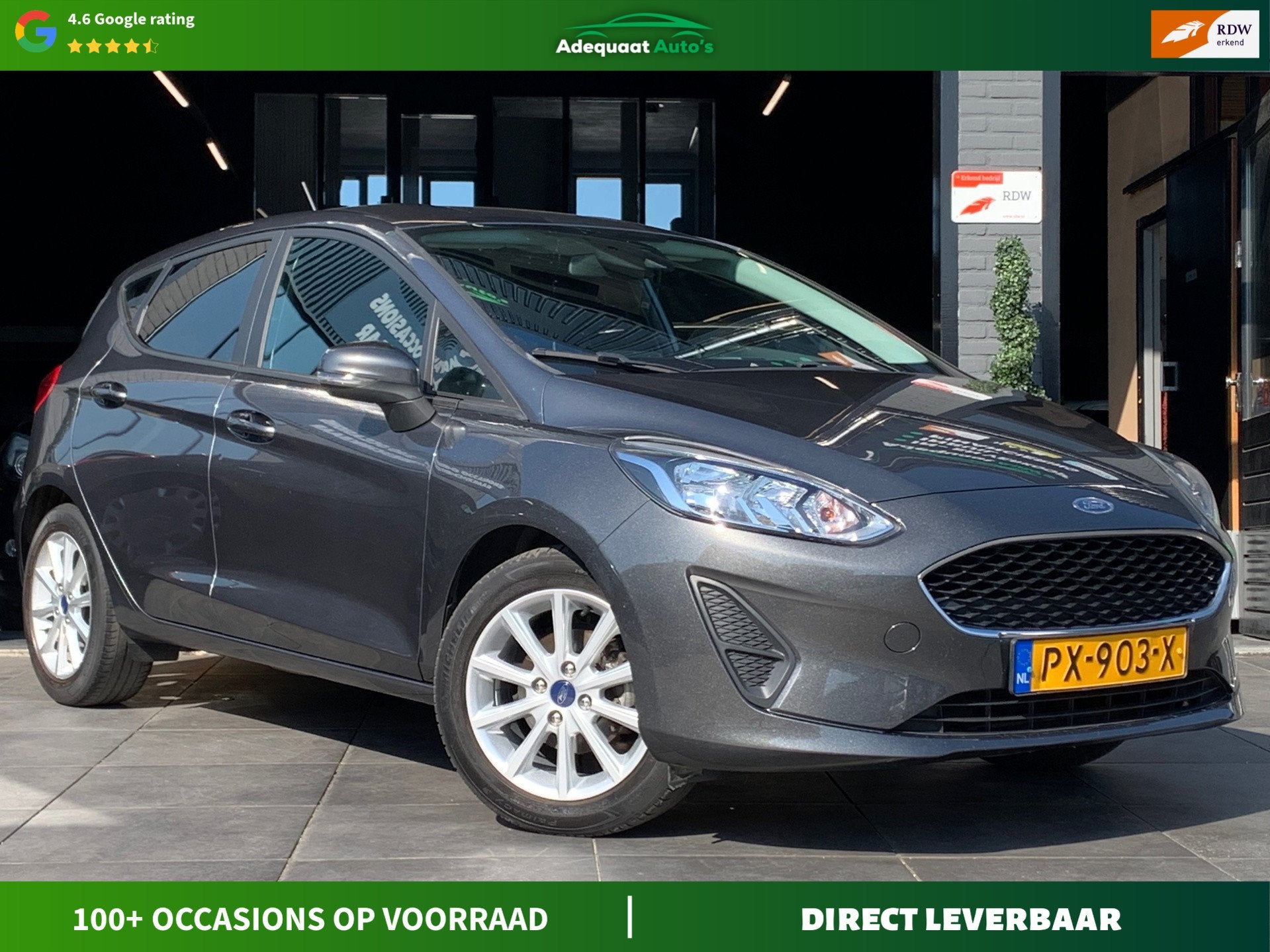 Ford Fiesta 1.1 Trend|2e eig|NAP|Carplay|Airco|Cruise|PDC, Auto's, Voorwielaandrijving, Navigatiesysteem, Met garantie (alle)