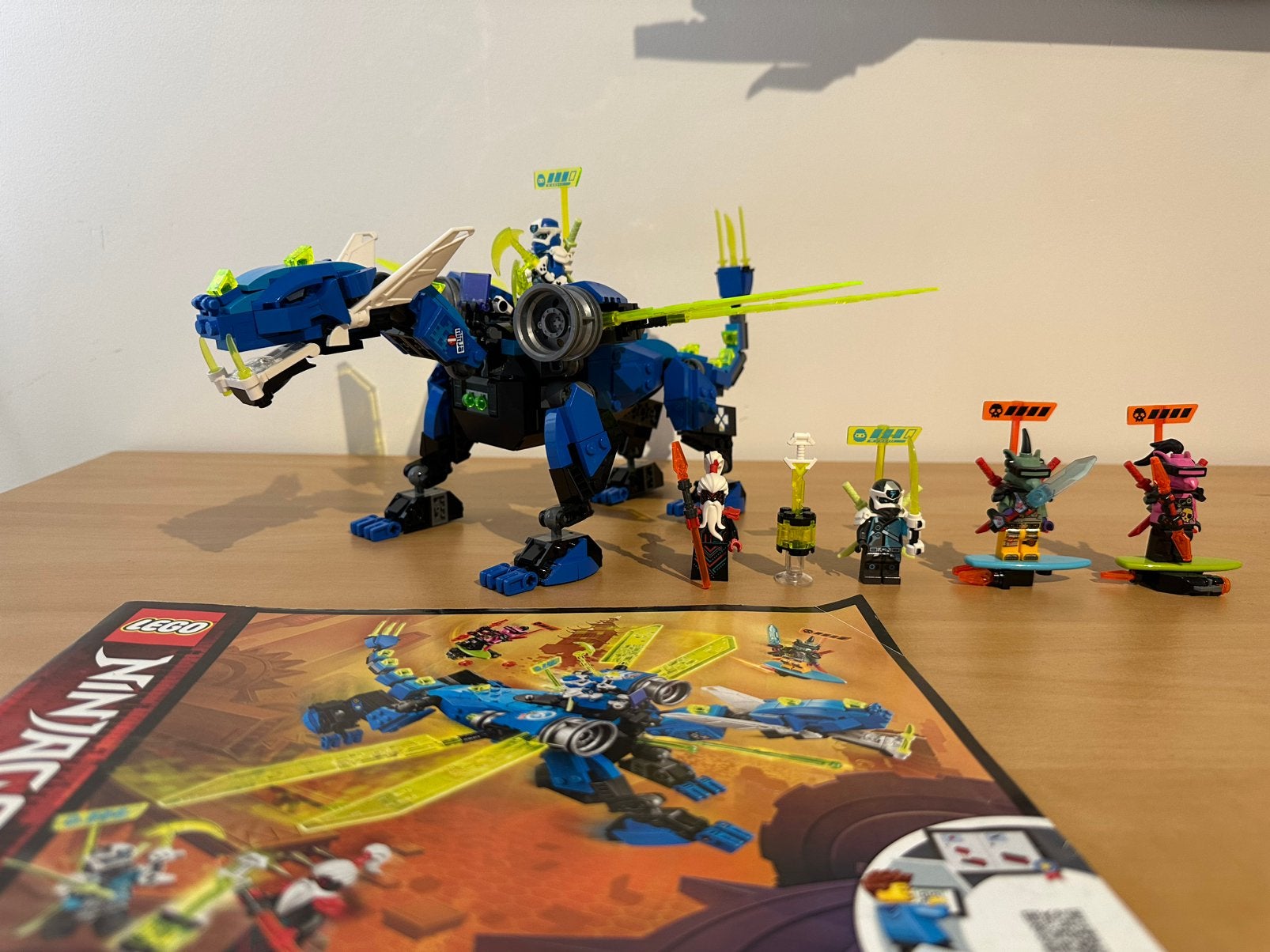 Lego Ninjago 71711 Jays Cyber Dragon, Kinderen en Baby's, Speelgoed | Duplo en Lego, Ophalen of Verzenden, Zo goed als nieuw