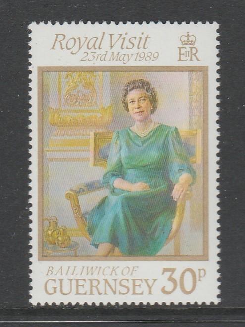 Guernsey - Michelnr 459 - bezoek koningin Elizabeth - pf, Verzenden, Postfris