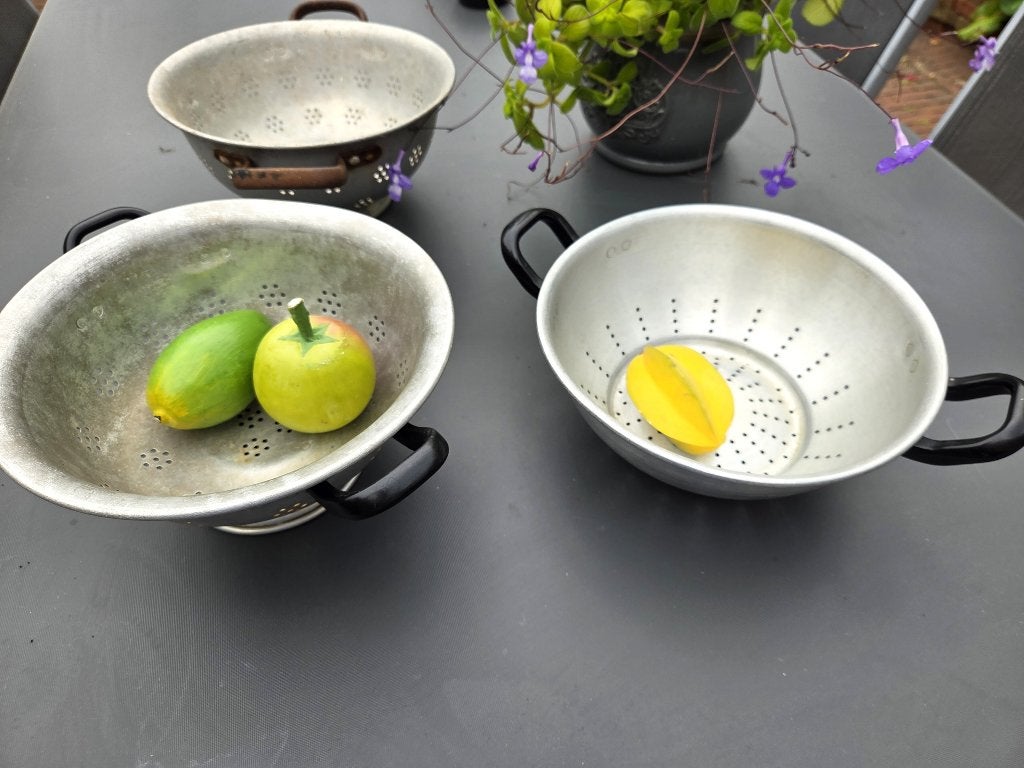 Set van 3 vintage vergieten, Antiek en Kunst, Ophalen of Verzenden