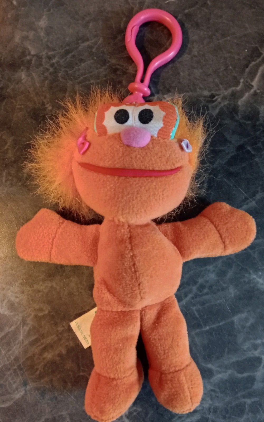 Tyco Zoe hunesamstraat Knuffel Sleutelhanger Oranje, Ophalen, Oranje, Gebruikt, Overige merken