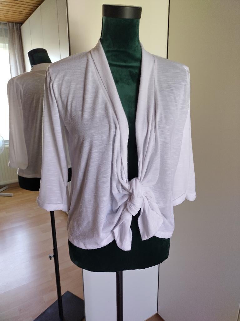 Te koop aangeboden: Dames vest , Ophalen of Verzenden, Zo goed als nieuw, Maat 38/40 (M), Wit