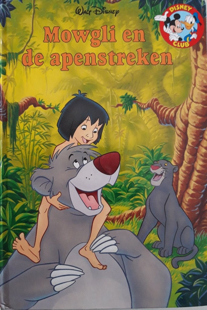 Disney Boekenclub: Mowgli en de apenstreken (boek met CD)