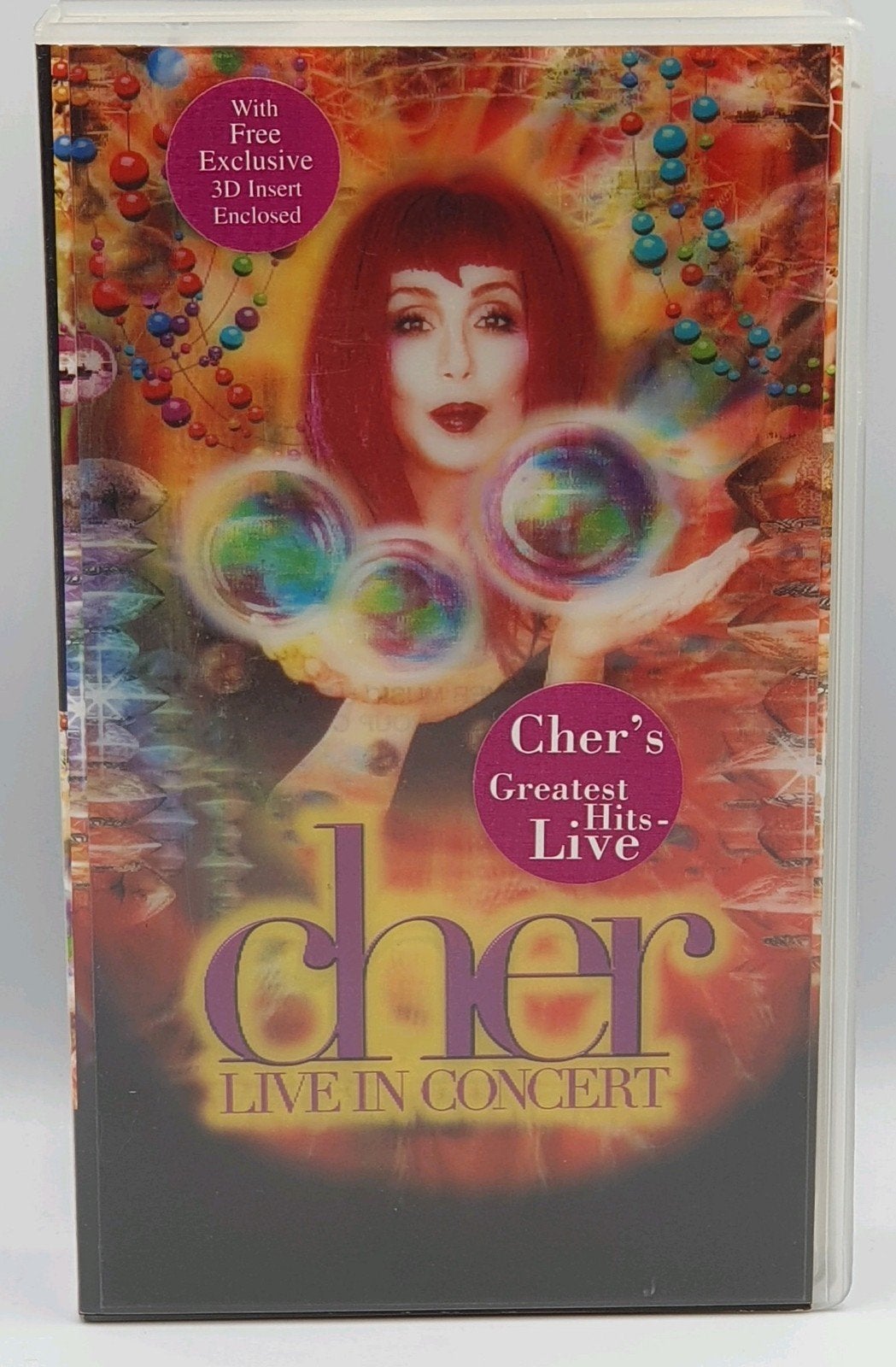 Te koop: Cher Live in Concert VHS - Greatest Hits Live, Cd's en Dvd's, Muziek, Alle leeftijden, Ophalen of Verzenden, VHS