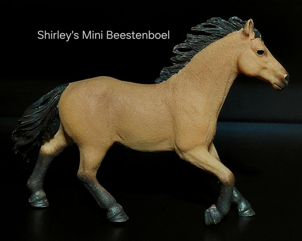 schleich quarter horse hengst, Ophalen of Verzenden, Gebruikt, Paard, Beeldje of Figuurtje
