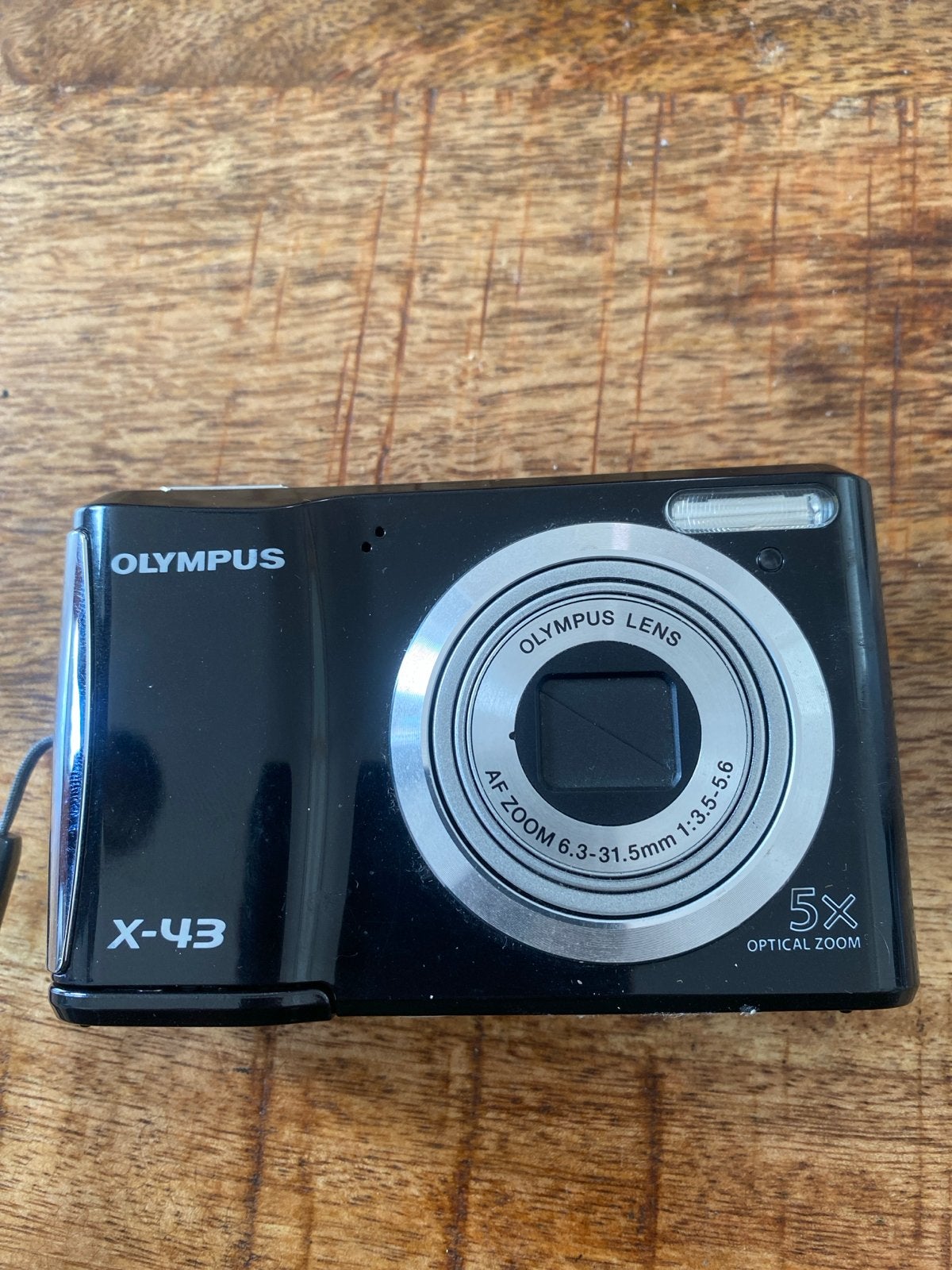 Olympus X-43 Compactcamera - Zwart, 5x Optische Zoom, Ingebouwde flitser, Gebruikt, Ophalen of Verzenden, Olympus