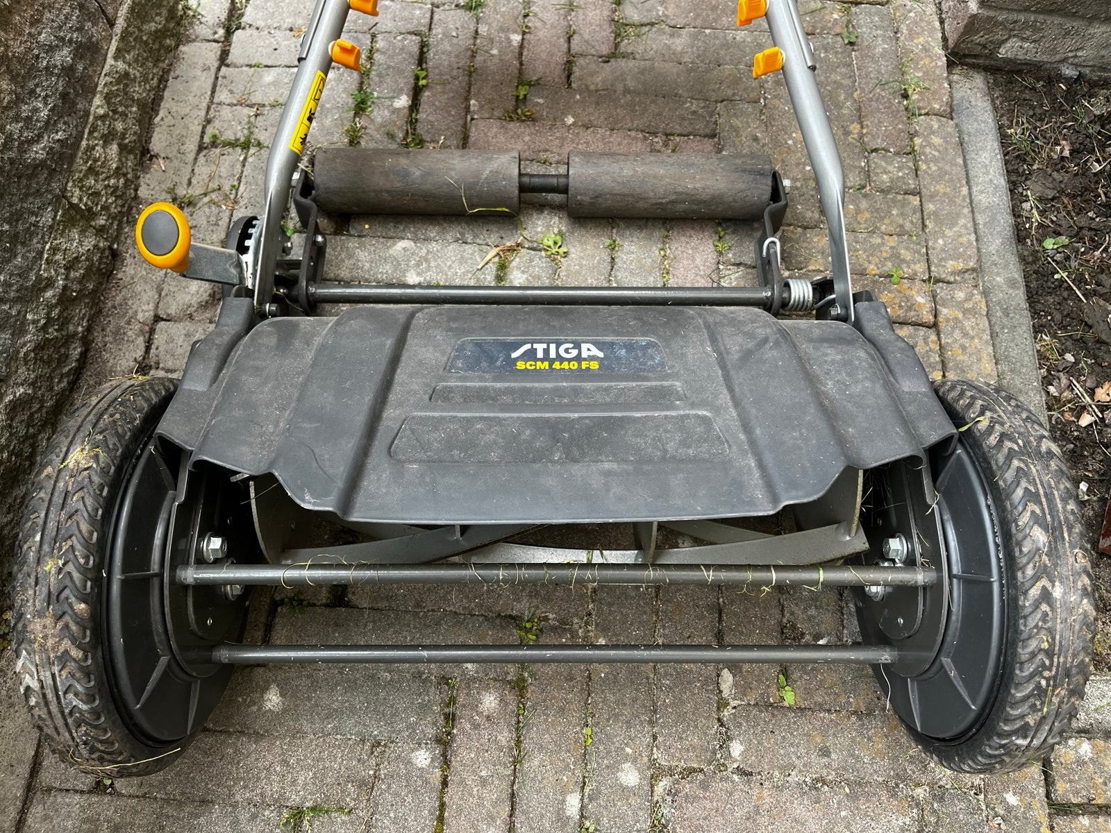 Stiga SCM 440 FS handgrasmaaier, Ophalen, Gebruikt, Handgrasmaaier, 40 t/m 49 cm