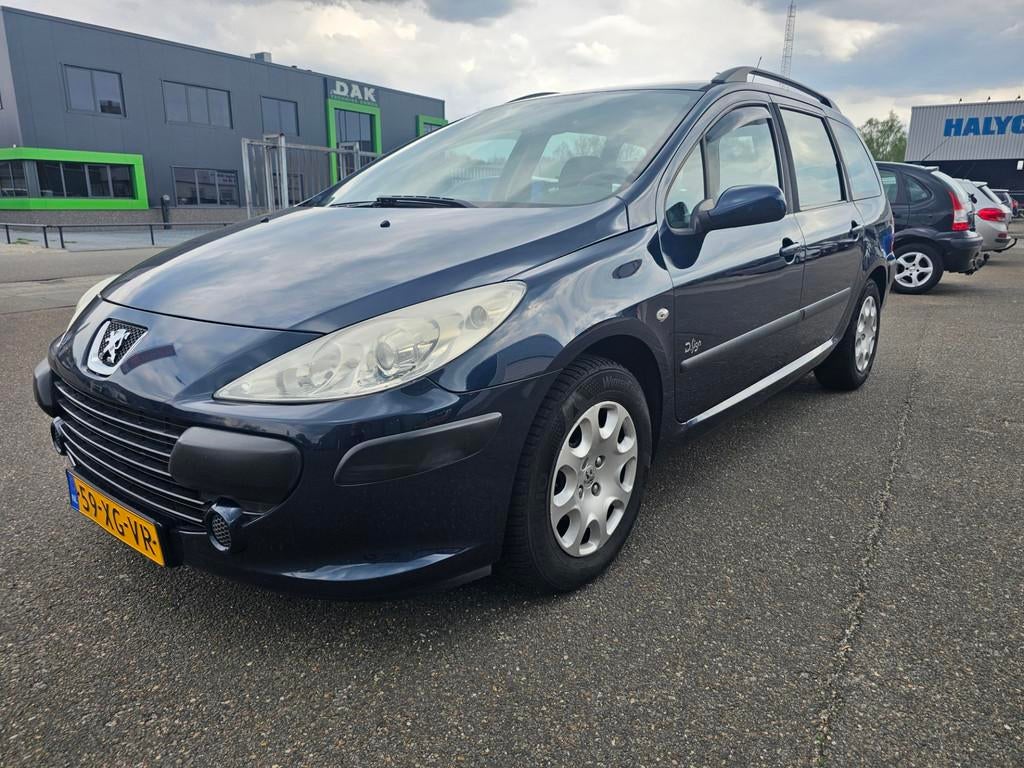 Peugeot 307 Break 1.4-16V D.Sign, Voorwielaandrijving, Zwart, 4 cilinders, Blauw