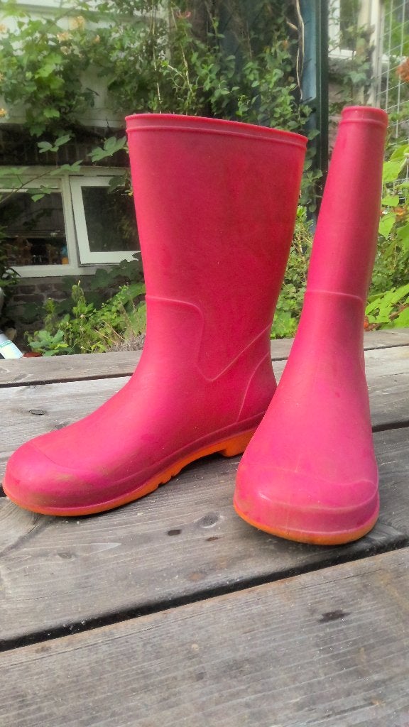Roze laarsen, mt 32-33, Ophalen, Gebruikt, Meisje, Laarzen