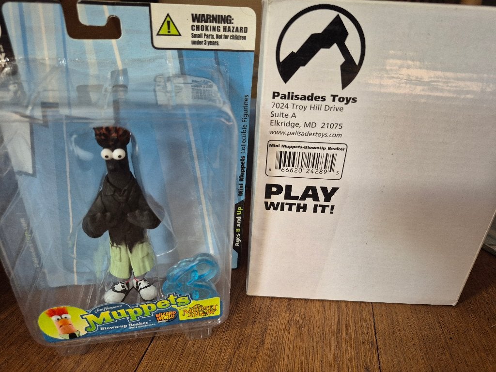Muppets mini Blown-up Beaker collectible  by Palisades, Verzamelen, Ophalen of Verzenden, Nieuw