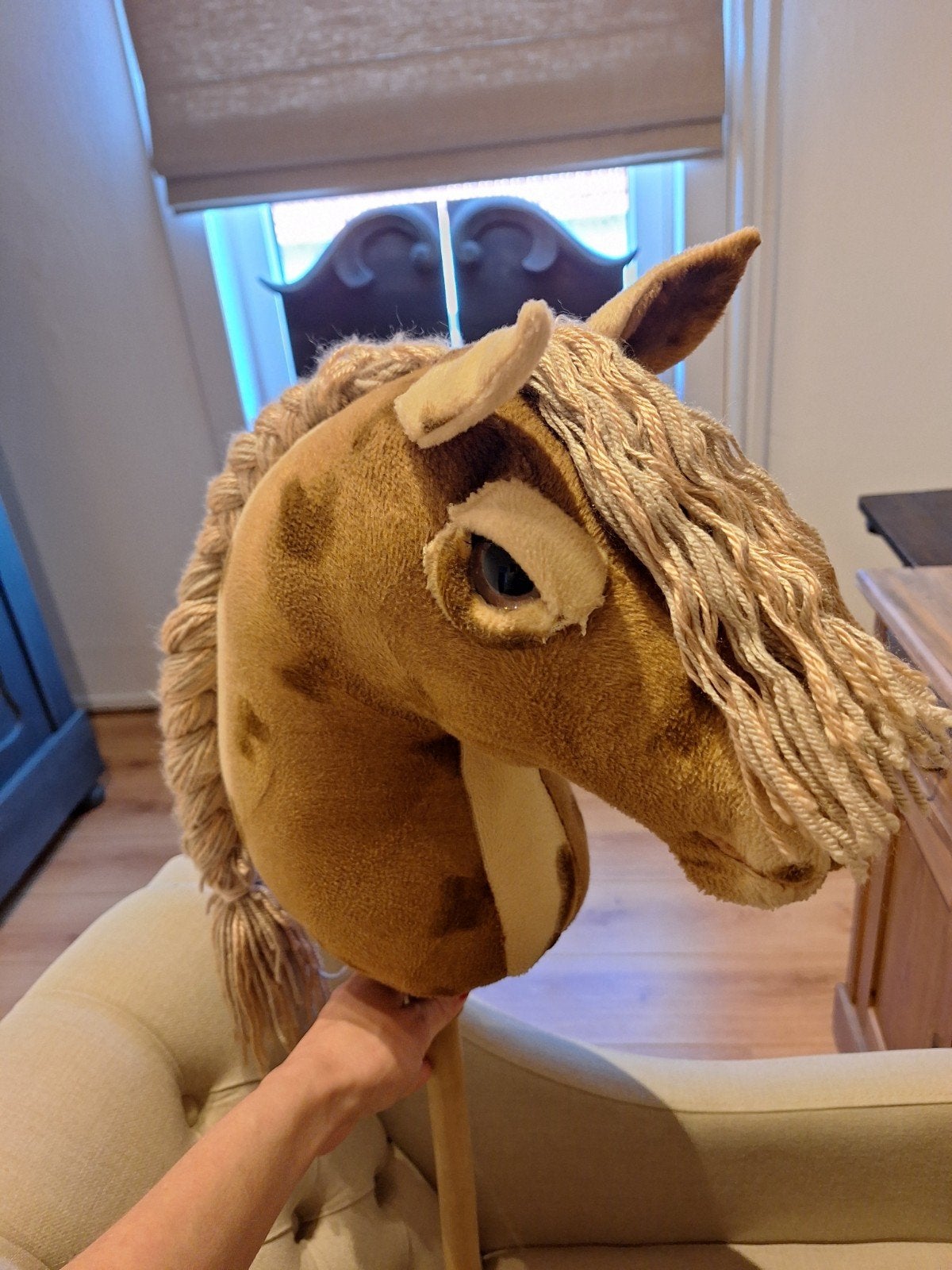 stokpaard,  hobbyhorse, Ophalen of Verzenden, Zo goed als nieuw