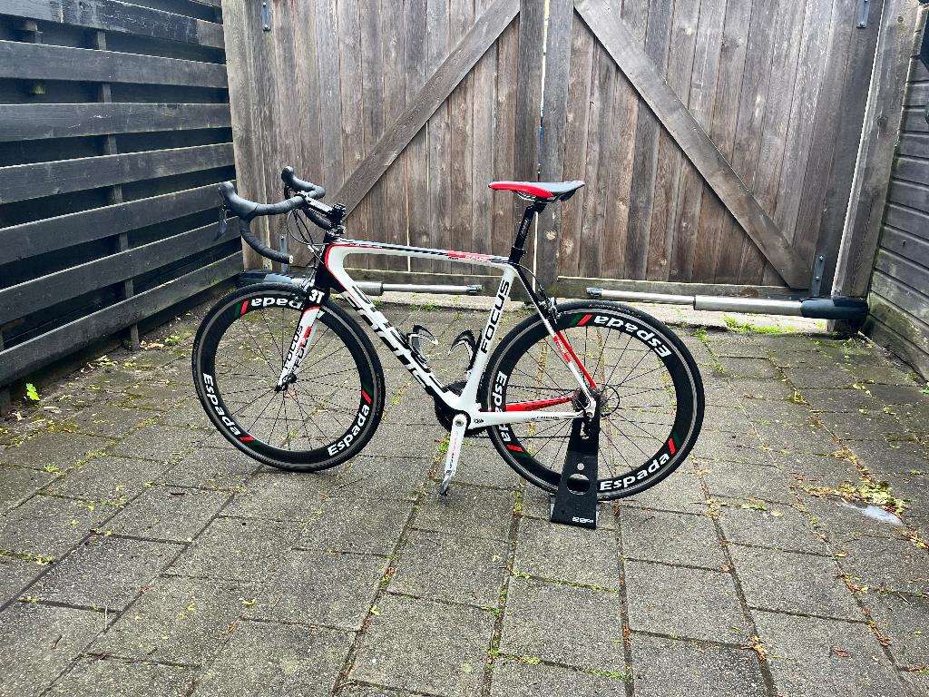 Focus racefiets met Espada wielen, 28 inch, Gebruikt, Carbon, 57 tot 61 cm