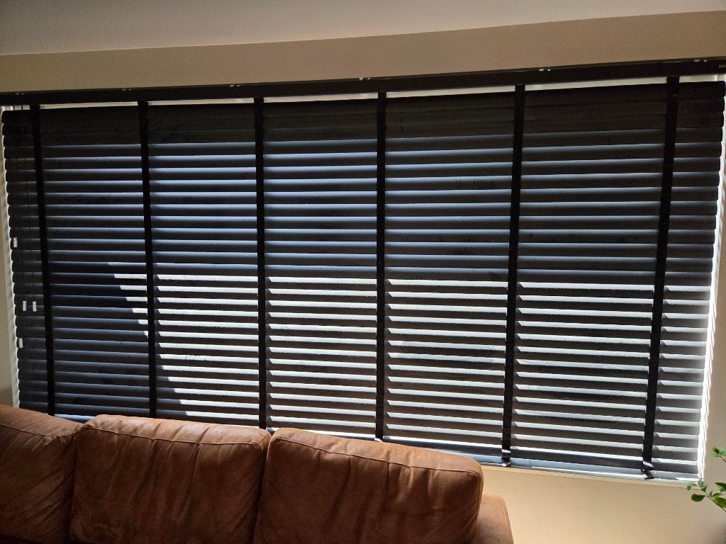 Aluminium jaloezieën 70 mm (2 stuks), Ophalen, Gebruikt, Overige merken, 153 cm