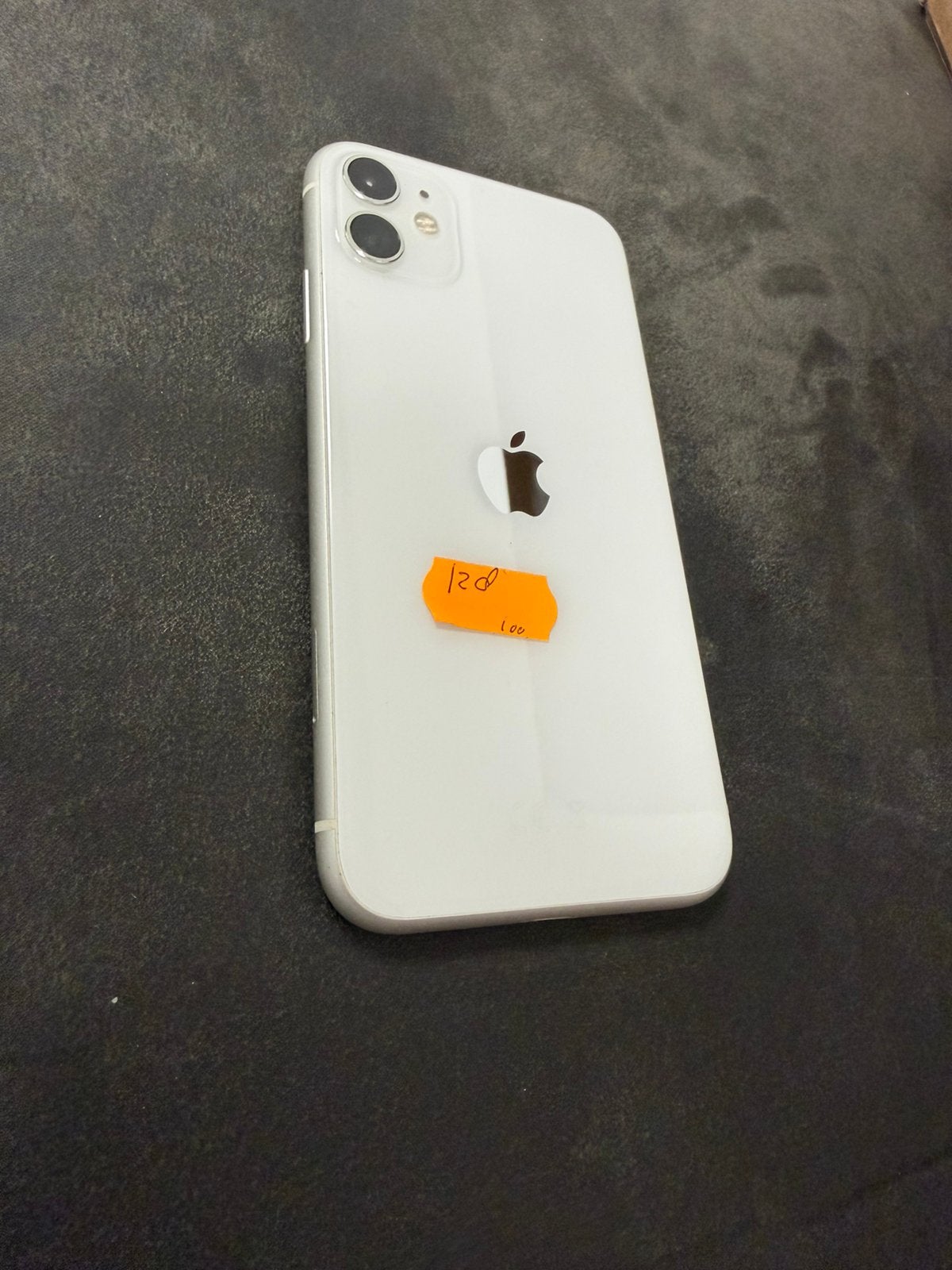 Apple iPhone 11 128GB Wit – 100% Batterijcapaciteit, 128 GB, ., Wit, Zo goed als nieuw