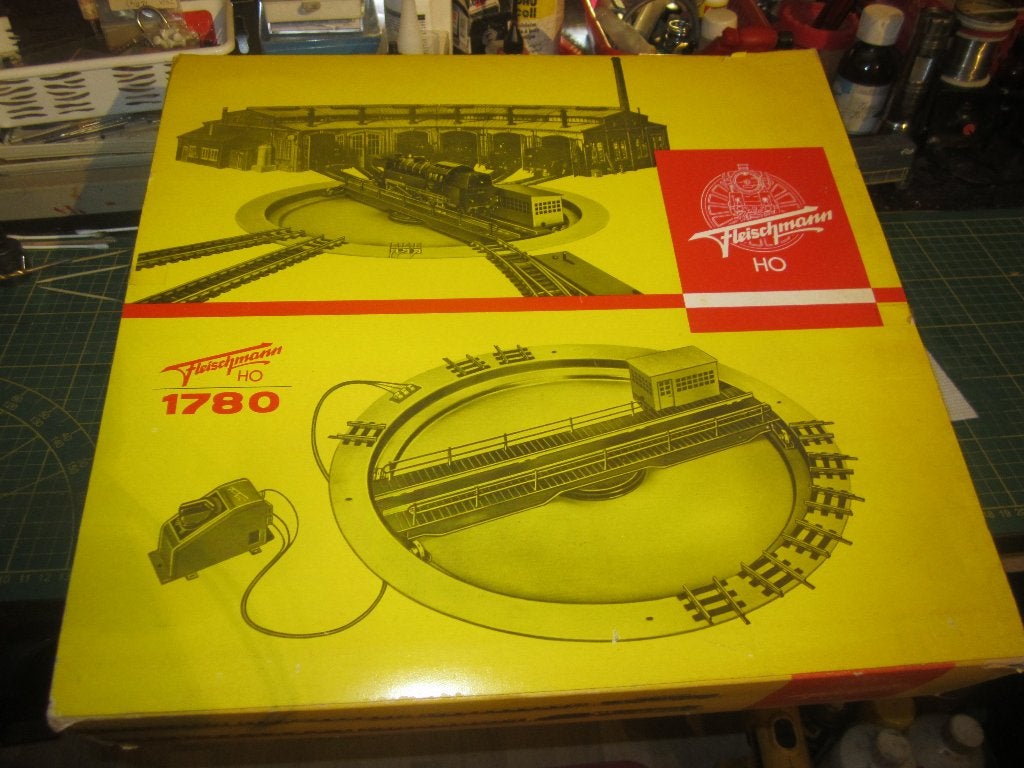 fleischmann Ho draaischijf 1780, Gebruikt, Gelijkstroom, Fleischmann, Rails