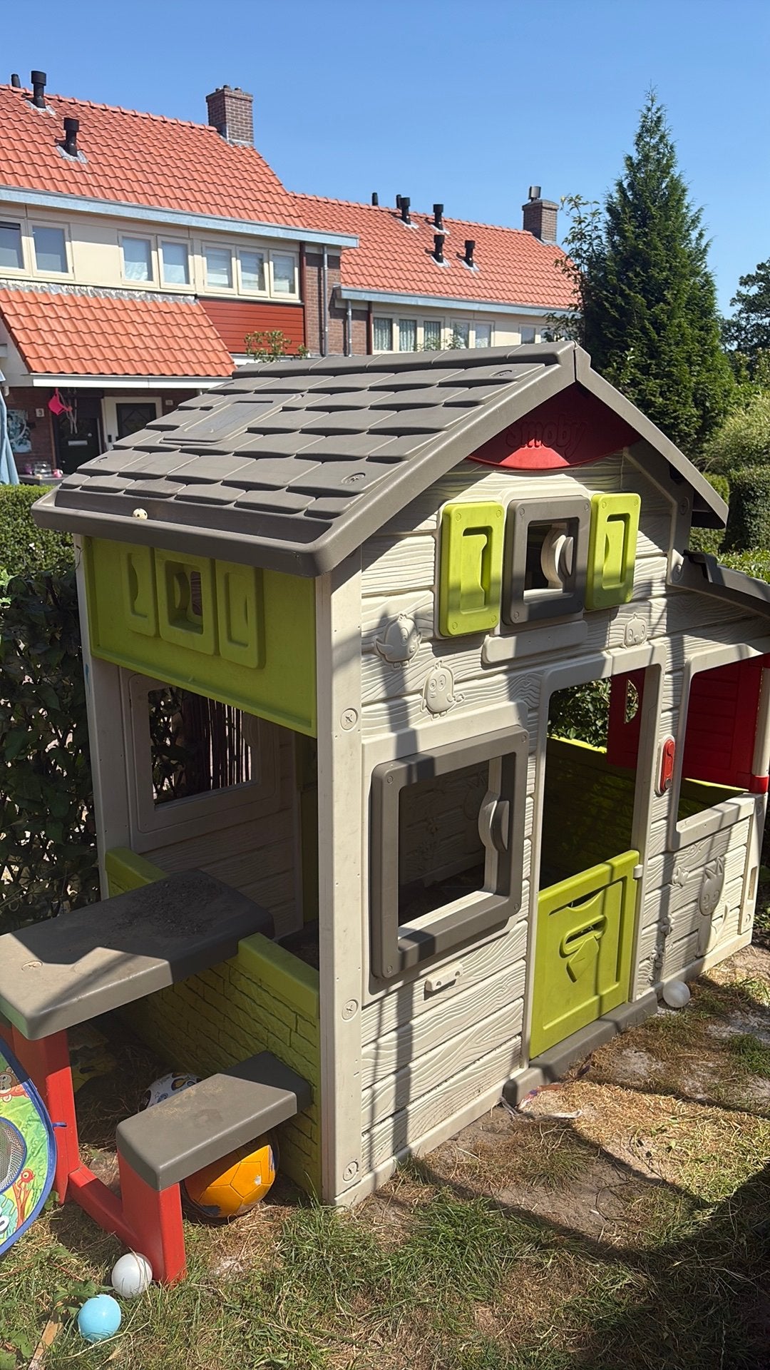 Smoby speelhuisje, Kinderen en Baby's, Speelgoed | Buiten | Speelhuisjes, Ophalen, Zo goed als nieuw, Kunststof