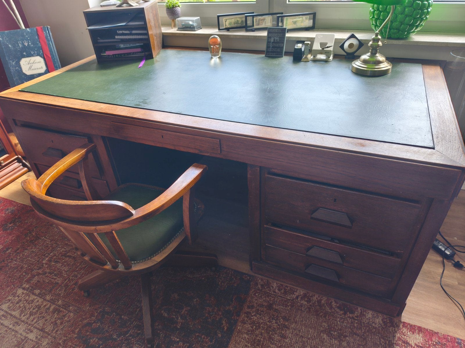 Unieke Antieke Edwardiaanse Bureau Set 100+ jaar oud - Hillc, Ophalen