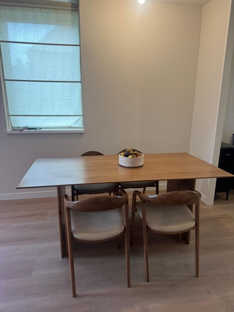 Prachtige eettafel te koop, Ophalen, Rechthoekig, 150 tot 200 cm, 50 tot 100 cm