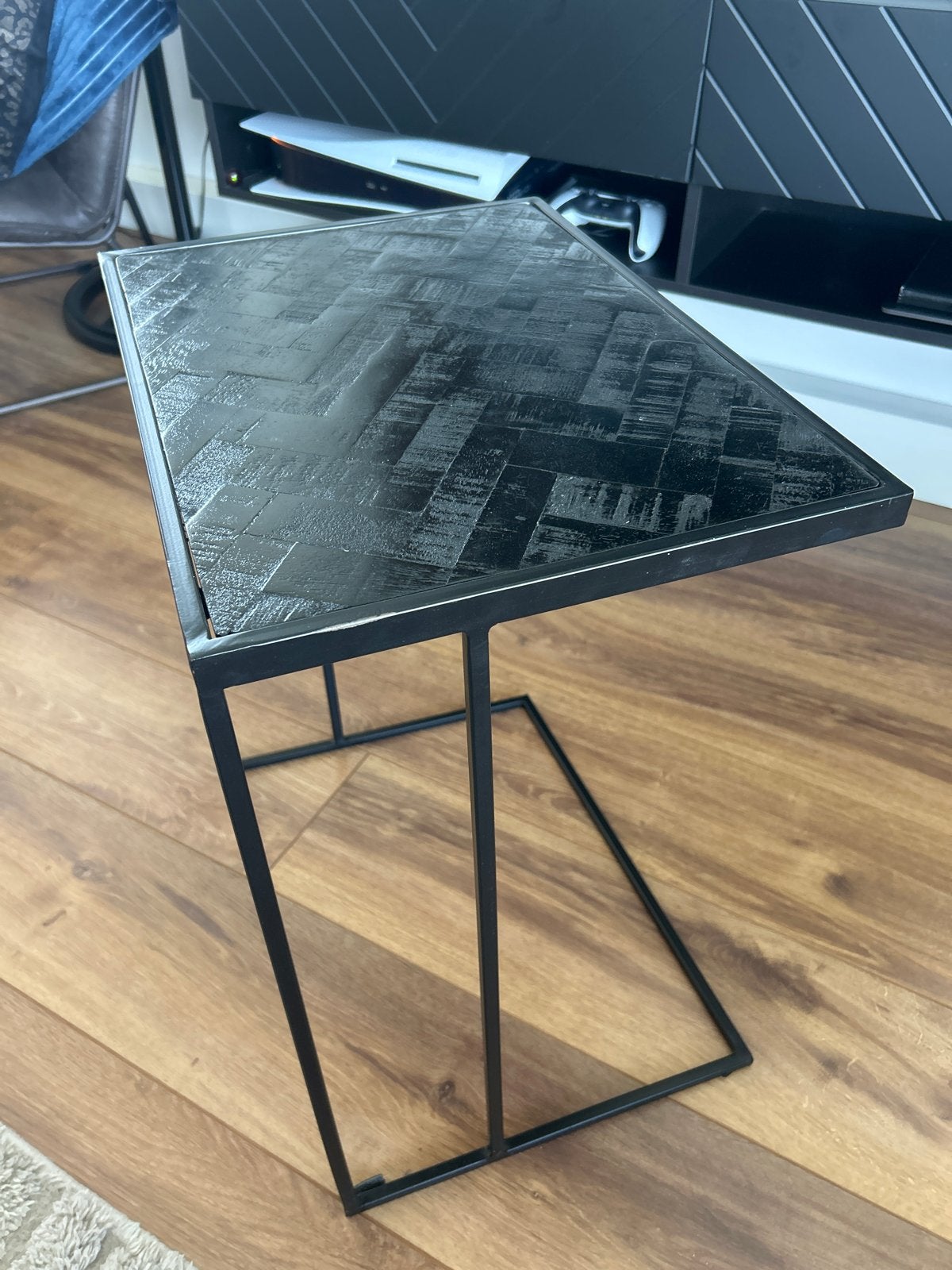 Zwarte Laptoptafel Vissengraat Herringbone - 54x35 cm, Ophalen, Minder dan 45 cm, Gebruikt, 55 tot 75 cm