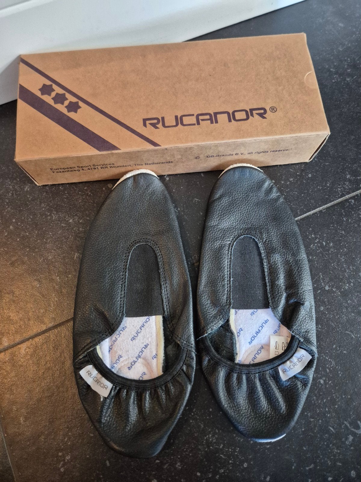 Rucanor Hamburg Turnschoenen maat 40 - zwart leer, Sport en Fitness, Ophalen of Verzenden, Nieuw, Schoenen