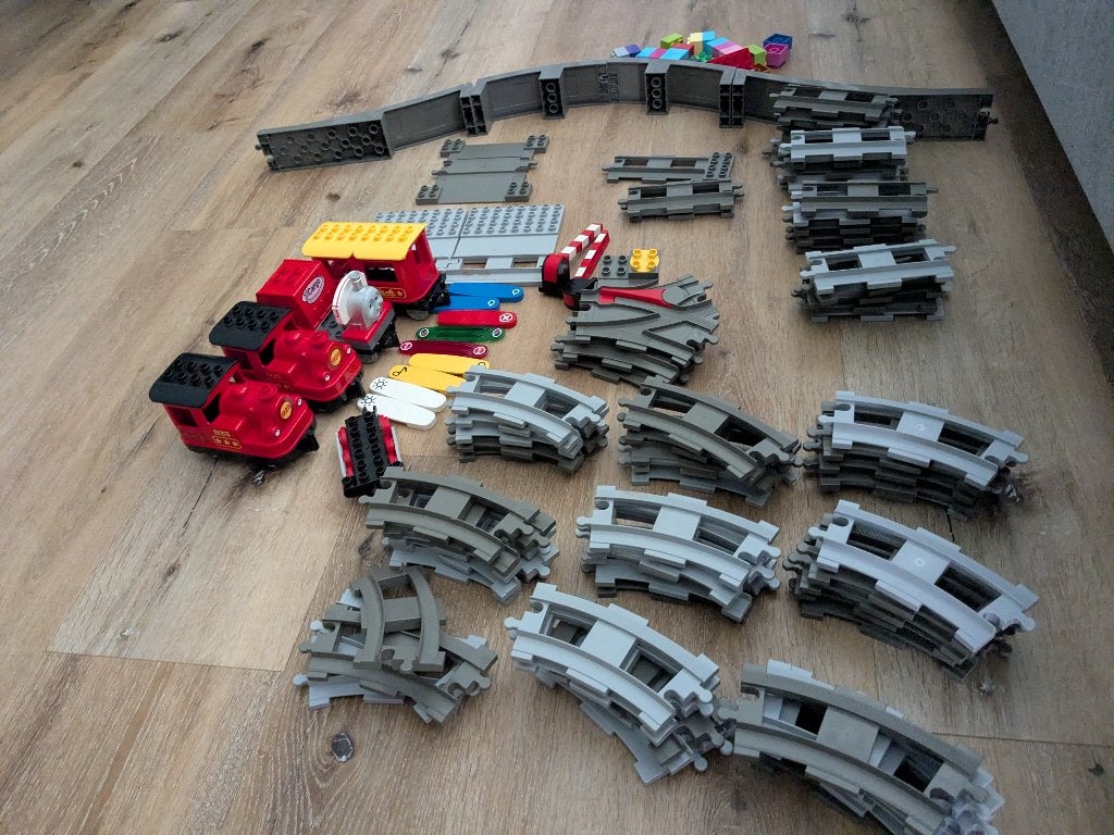 Duplo treinbaan, Ophalen of Verzenden, Zo goed als nieuw, Duplo, Complete set