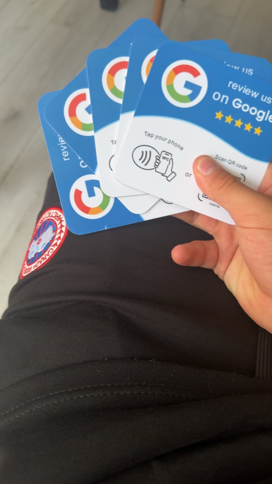 Google Review NFC/QR Kaarten - Verhoog uw beoordelingen, Computers en Software, Ophalen of Verzenden, Nieuw