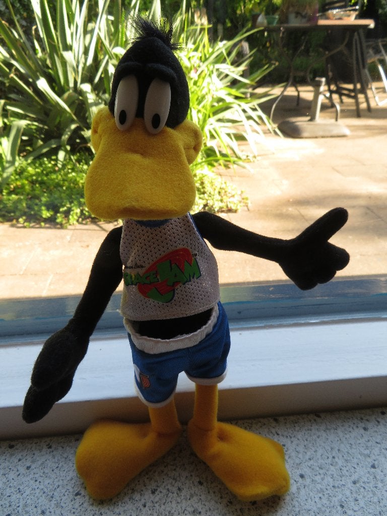 Eend Daffy Duck Looney Tunes Warner Bros uit 1995 Space Jam, Ophalen of Verzenden, Meerkleurig, Eend, Met label