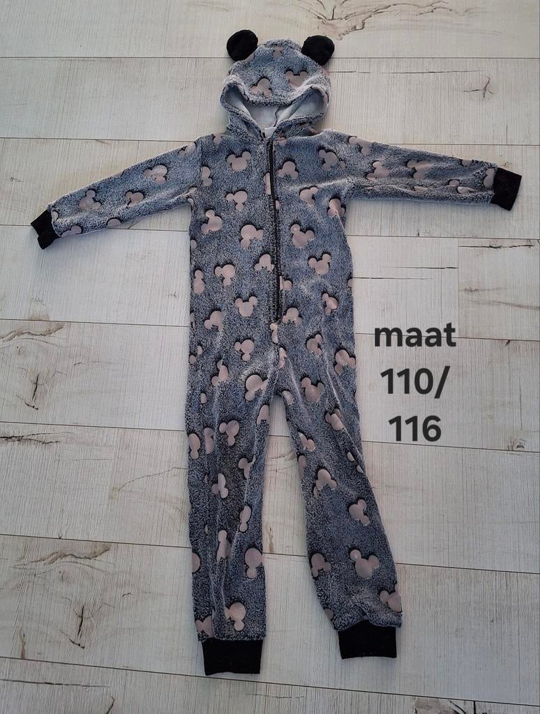 Mickey Mouse Onesie - Maat 110/116, Disney, Nacht- of Onderkleding, Jongen of Meisje, Ophalen of Verzenden