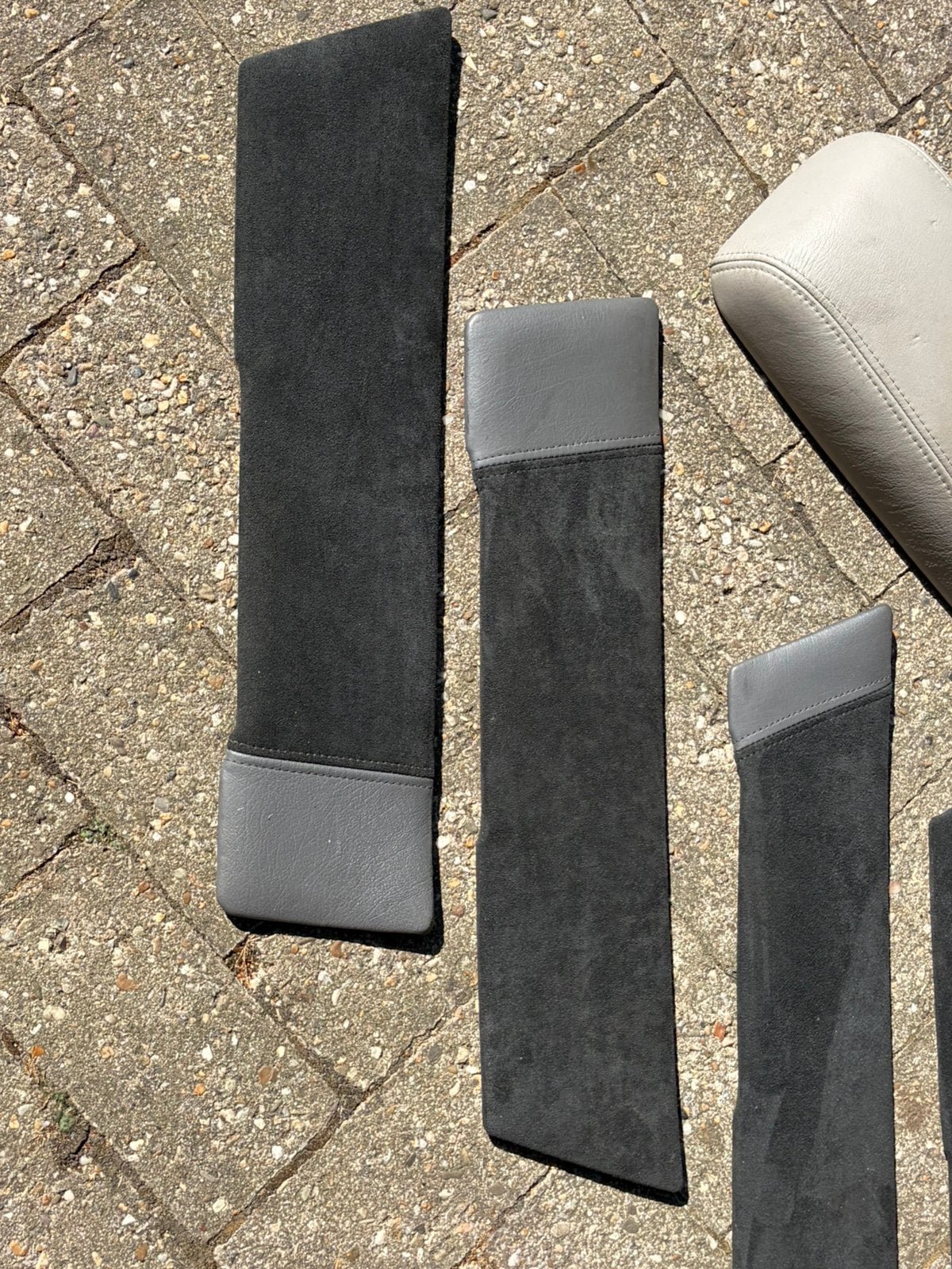 Volvo 850R alcantara deurkaarten / door insterts, Auto-onderdelen, Interieur en Bekleding, Ophalen of Verzenden, Gebruikt, Volvo