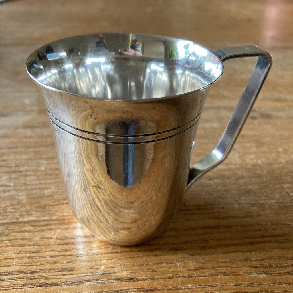 Vintage verzilverde Sola H 90 kinderbeker beker, Ophalen of Verzenden