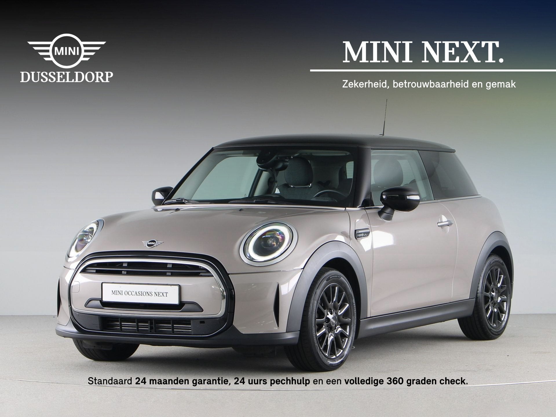 MINI 3-deurs Cooper Camden Edition Aut. (bj 2023, automaat), Auto's, Dealer onderhouden, Gebruikt, Met garantie (alle), 4 stoelen