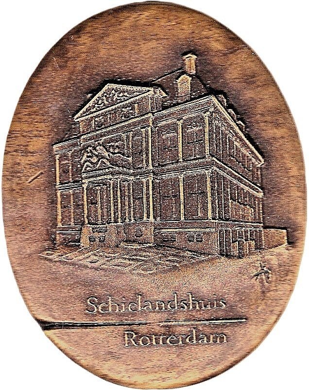 SCHIELANDSHUIS ROTTERDAM 1665 GEBOUWD MET SCHIELANDS GELD, Ophalen of Verzenden, Overige materialen