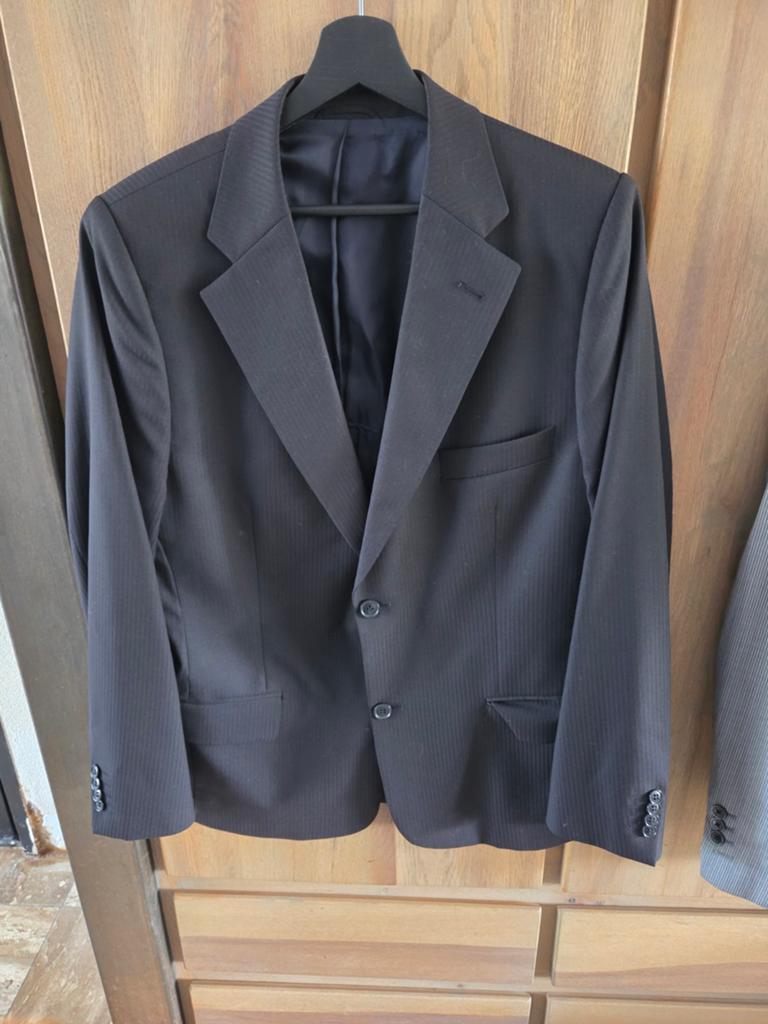 Roy Robson  blazer - Zwart met subtiele streep, Kleding | Heren, Kostuums en Colberts, Maat 48/50 (M), Zwart, Ophalen of Verzenden