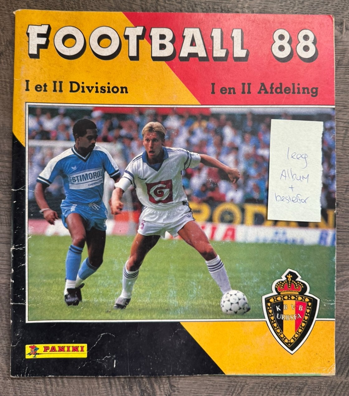 Panini Voetbal 1988 Sticker Album leeg, Ophalen of Verzenden, Zo goed als nieuw, Meerdere stickers