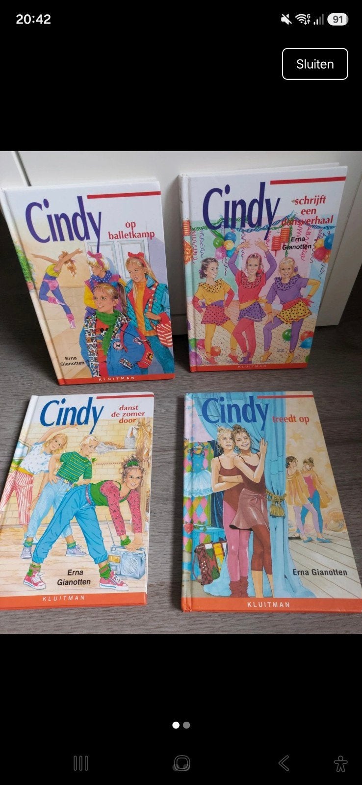 4x Cindy leesboeken voor €3,50, Ophalen of Verzenden, Gelezen, Fictie algemeen